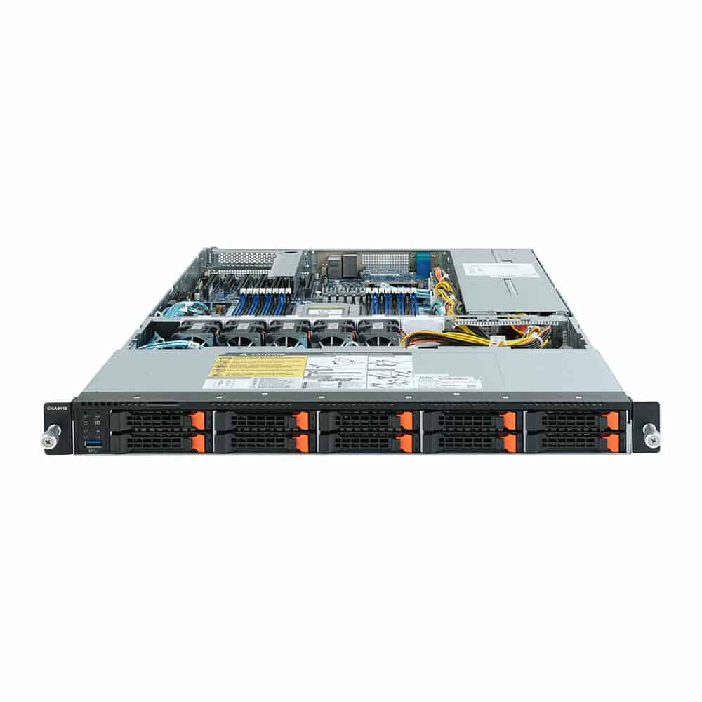 (image for) Gigabyte R152-Z32 2nd Gen EPYC Rome CPU 1U 10 Bay NVMe Barebone Server